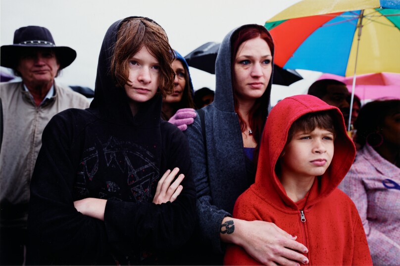 Sarah With Her Family Attend the “Meet Us at the Bridge” Ceremony