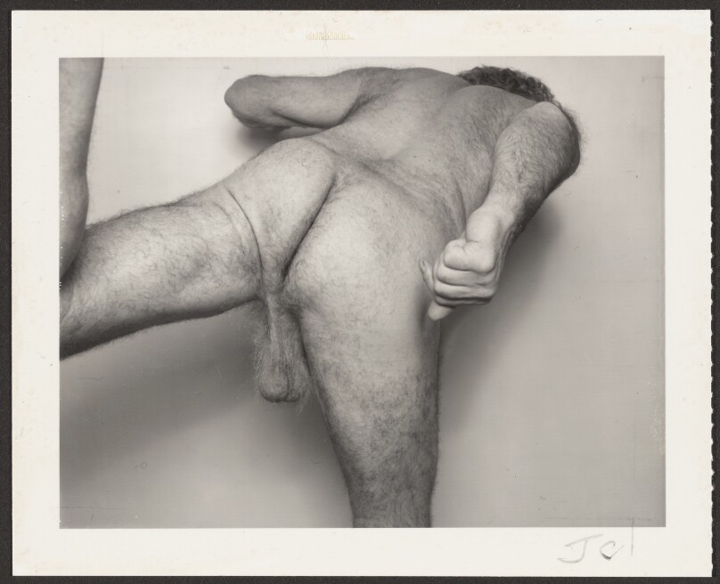 Self-Portrait, Bent Torso, Back View
