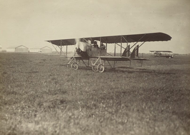 [Airplane in a field]