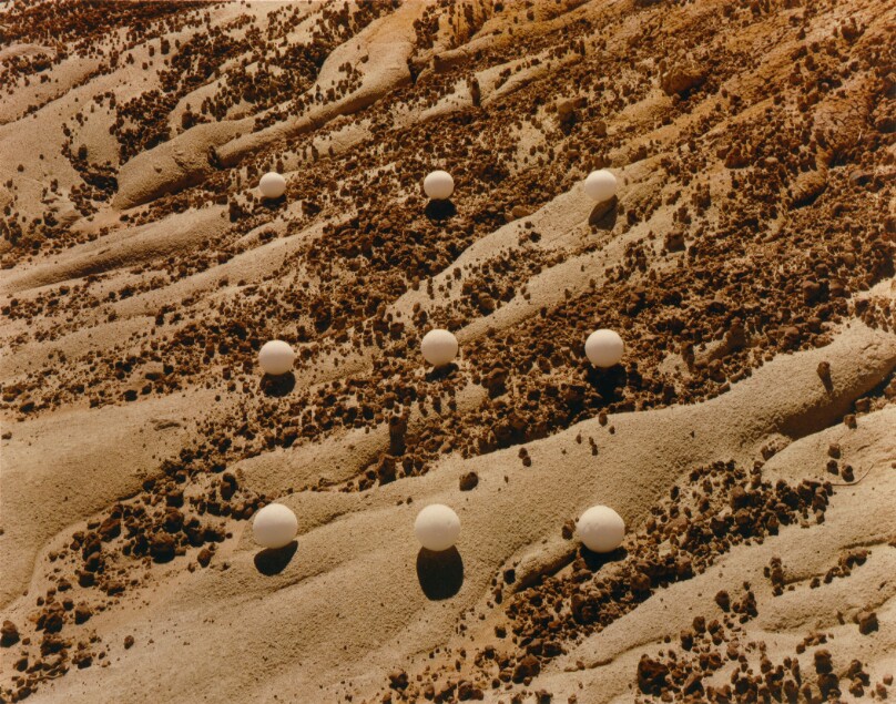Nine Desert Snowballs, Hell's Half Acre, Wyoming