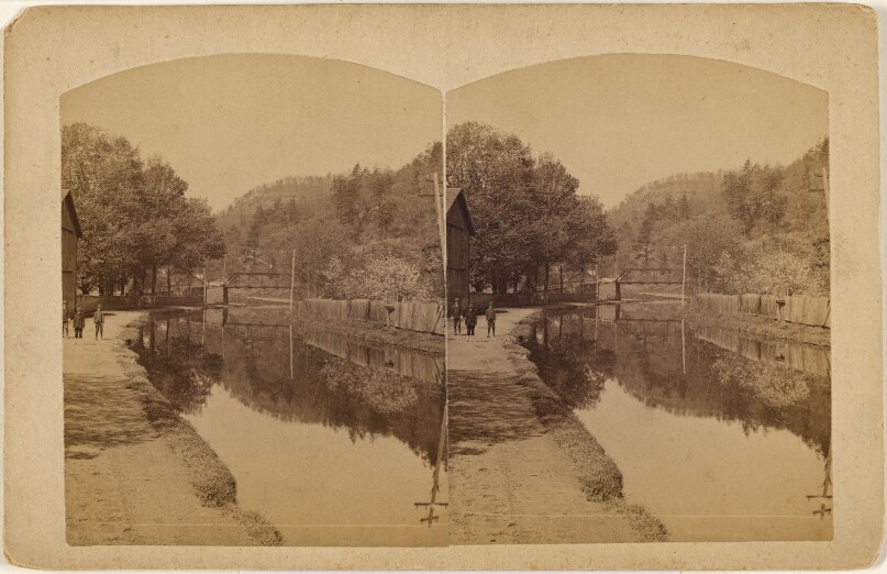 [View of Port Jervis, N.Y. or Dingman's Ferry, Pike Co. Pa.]