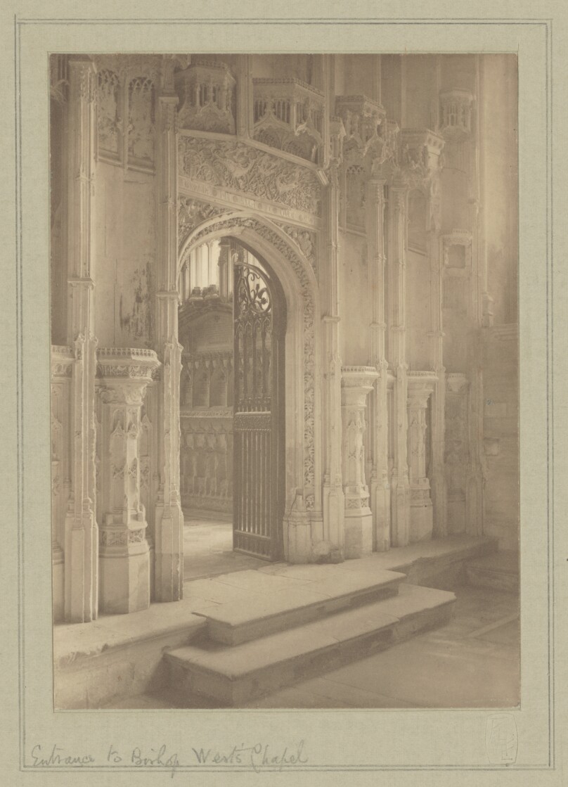 Entrance to Bishop West's Chapel