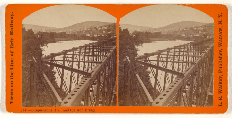 Susquehanna, Pa., and the Iron Bridge.