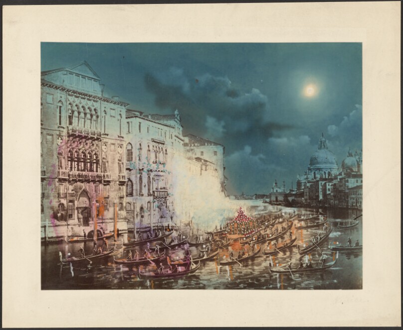 [The Grand Canal during Carnival, Venice]