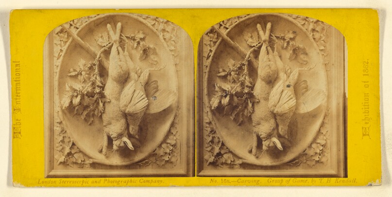 Carving. Group of Game, T.H. Kendall.