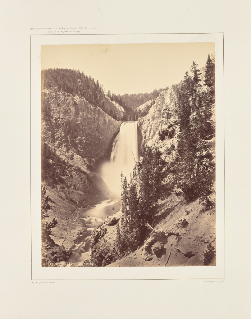 Lower Falls of the Yellowstone, Near View