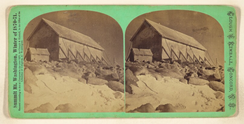 Depot - Observatory - 60 feet long, 25 high, and 29 wide. [Mt. Washington, N.H.]