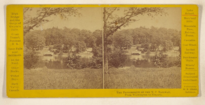 Lake Roland. [N.C. Railway]