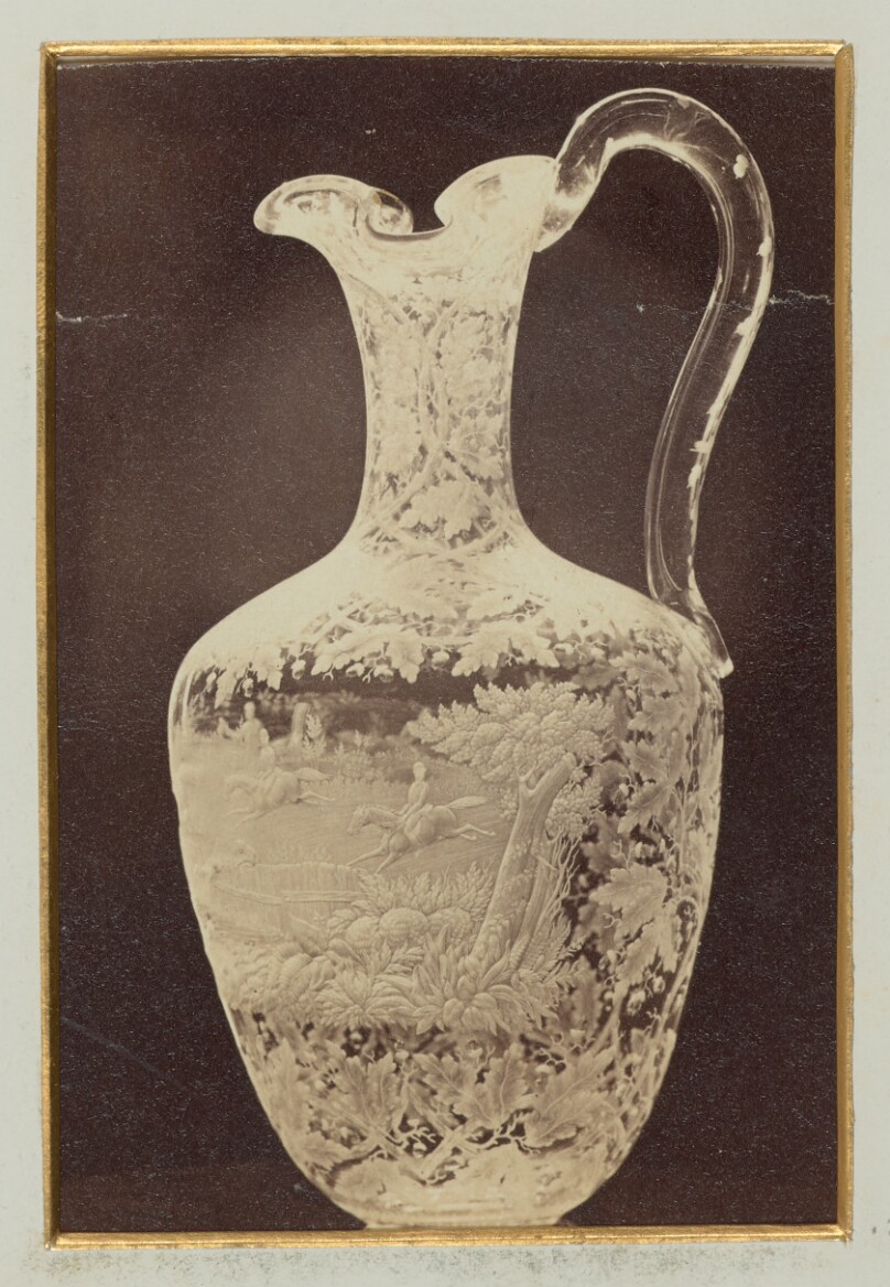 [Ornately carved water pitcher]