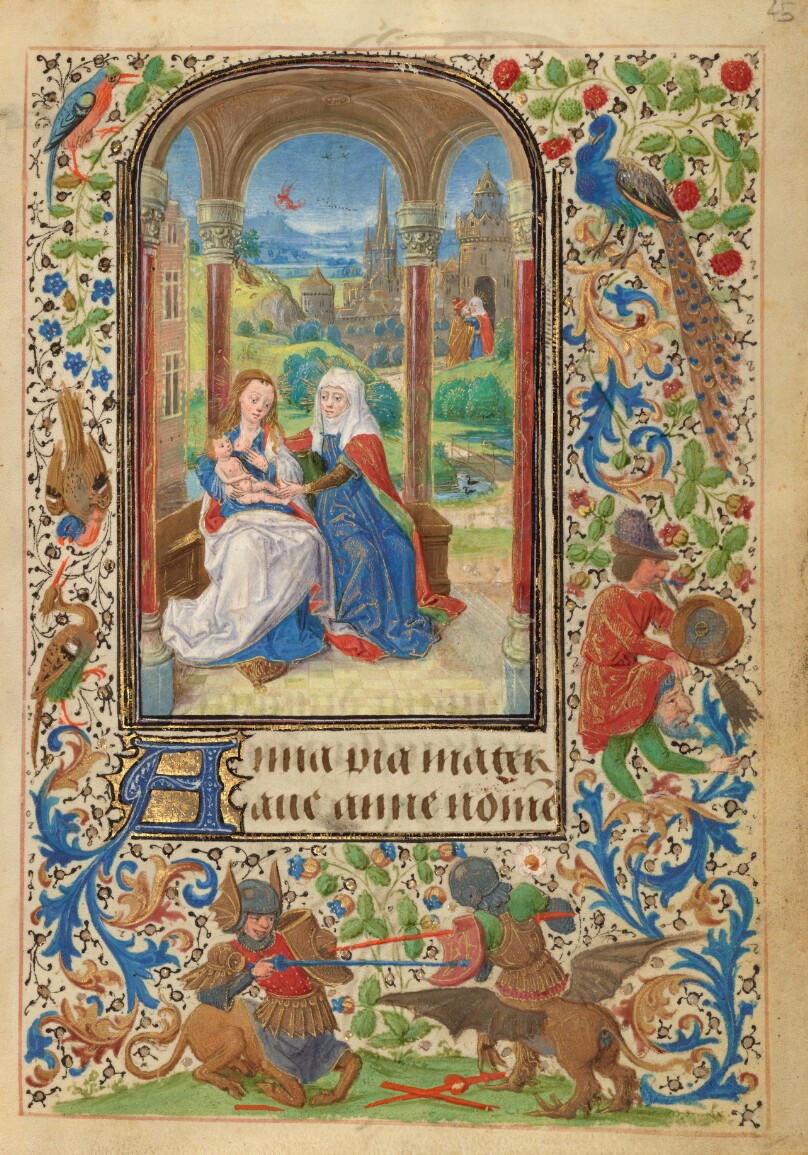 The Virgin and Child with Saint Anne