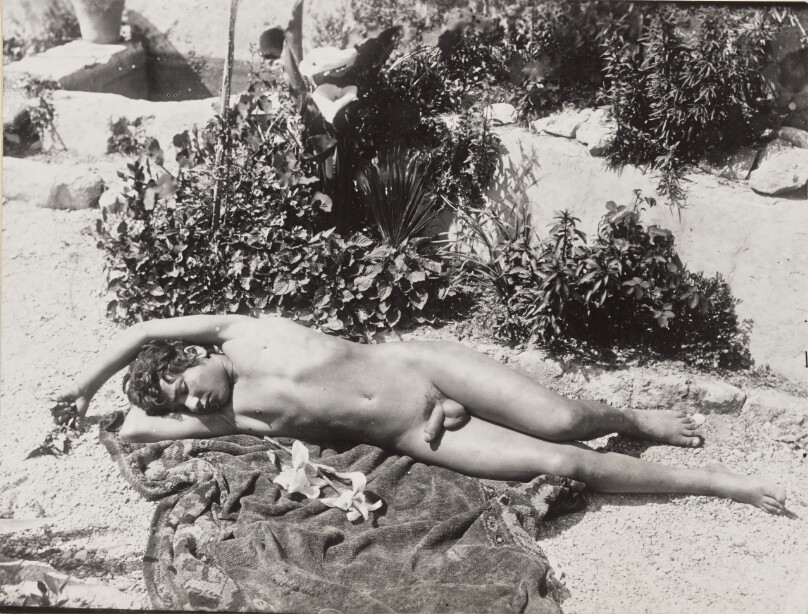 [Reclining Nude Young Man]