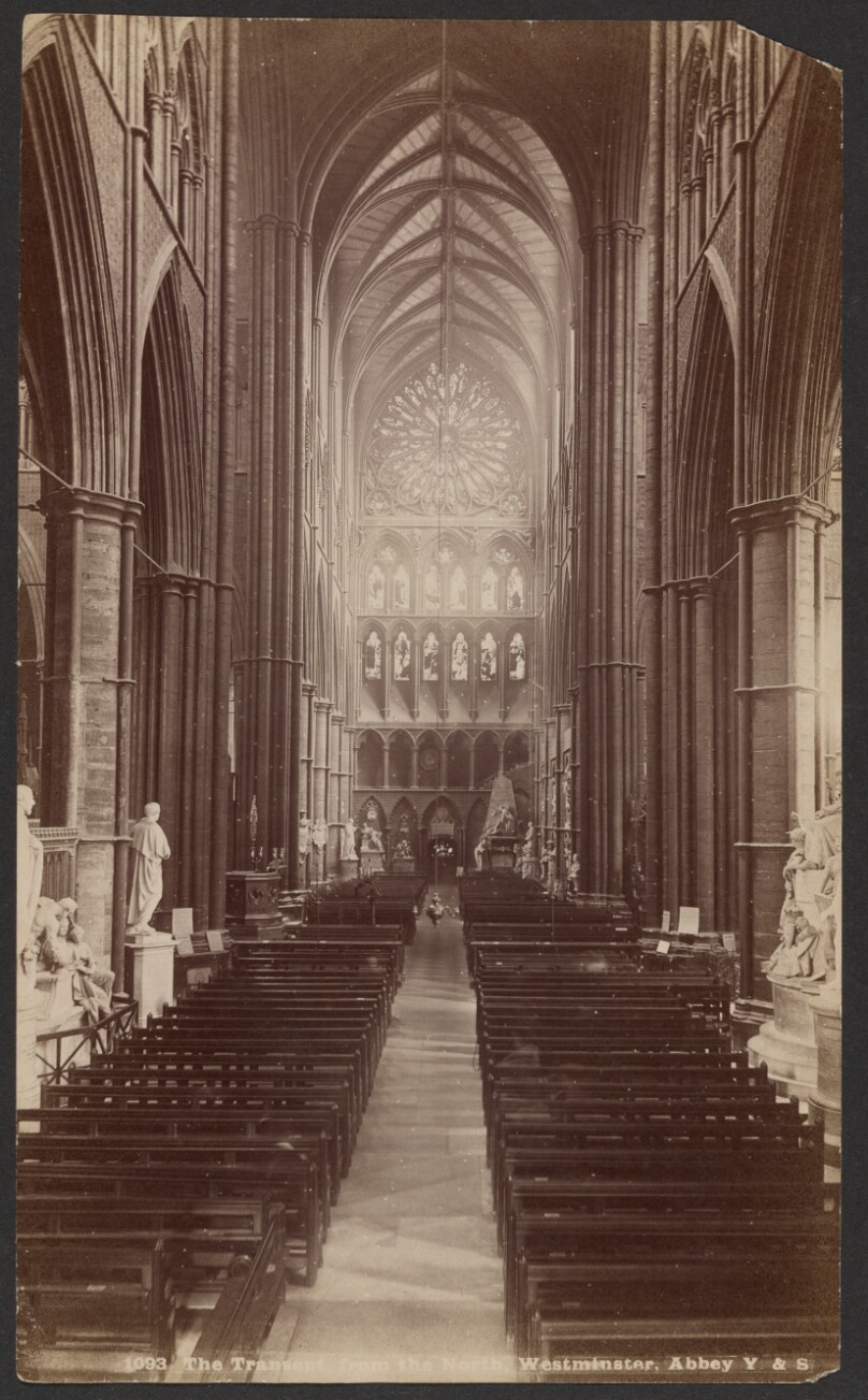 The Transept, from the North, Westminster Abbey
