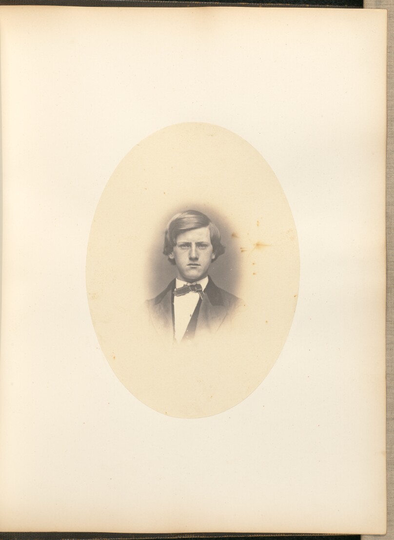 [Yearbook Portrait of a Young Man]