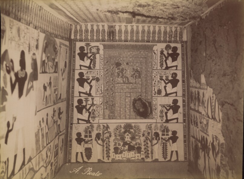 [Interior of the Tomb of Nakht] / [Interieur du Tombeau Nakht]
