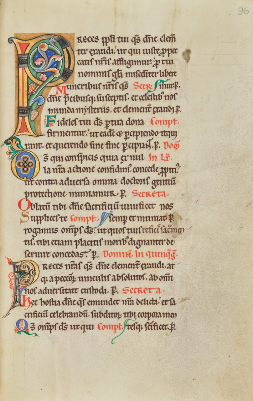Decorated Initial P