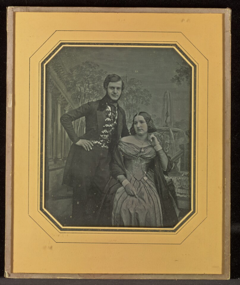 [Portrait of Gustav and Caroline Cohn]