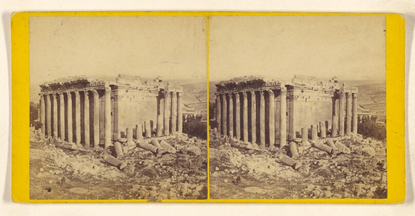 Baalbek. - General View of the Temple of Jupiter.
