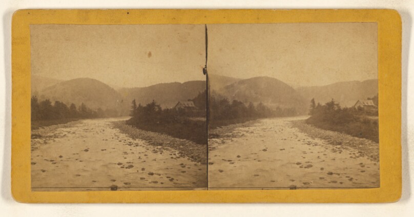 Looking up the Deerfield. [Hoosac Tunnel Route]