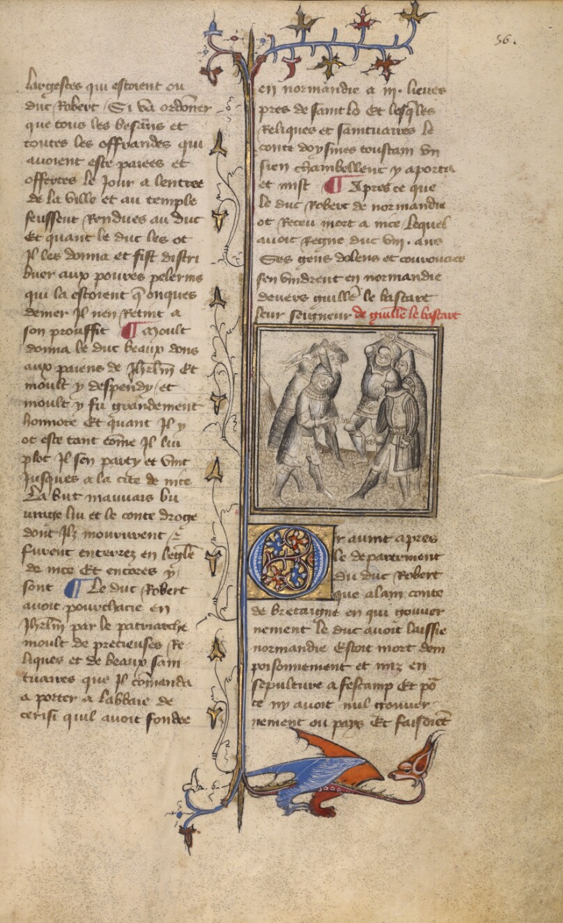 A Battle between Wankelin de Ferreres and Hugo de Montfort