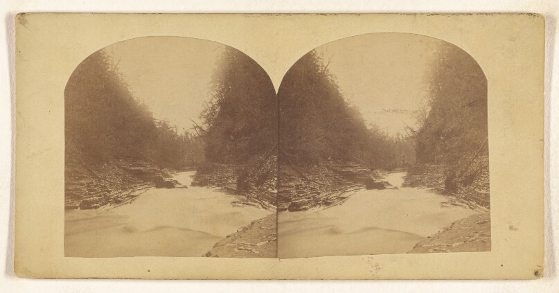 Rapids, Trenton, New York; looking down.