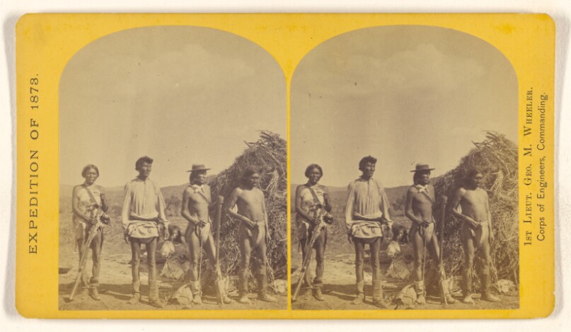 Apache Braves, ready for the trail, Arizona.
