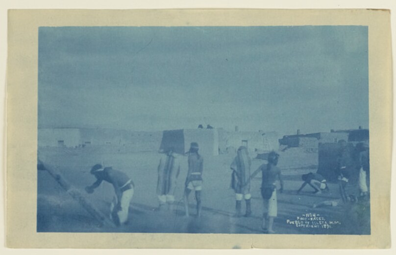 Foot-races, Pueblo of Isleta, N.M.