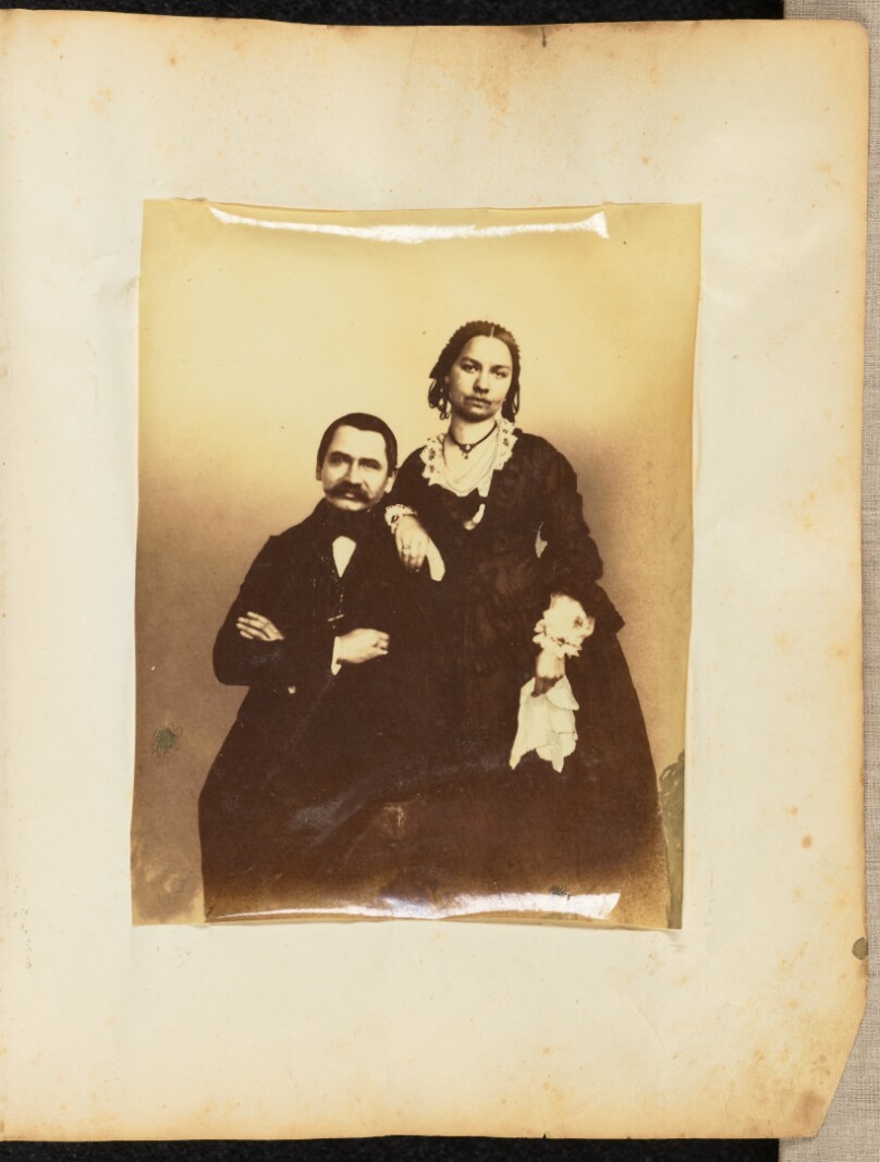[Portrait of a man and woman]
