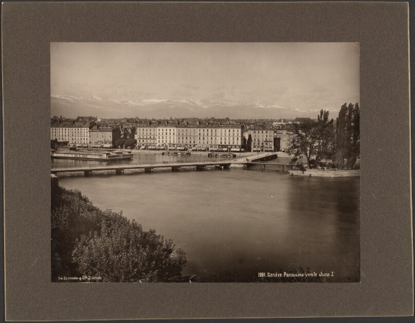 Geneve, Panorama vers le Jura