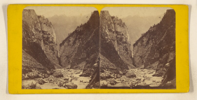 [-illeg.] Interieur de la Gorge./[-illeg.] Stowzerthal. Schnom. Das Junere der Schluckt.