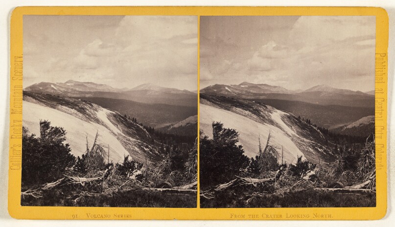 From the Crater Looking North. [Colorado]