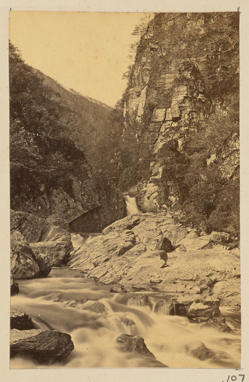 [View of the Devil's Bridge Falls]