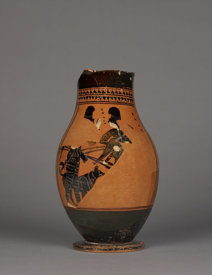 Fragmentary Attic Black-Figure Olpe