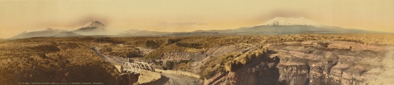 View on Road: Tongariro National Park, New Zealand
