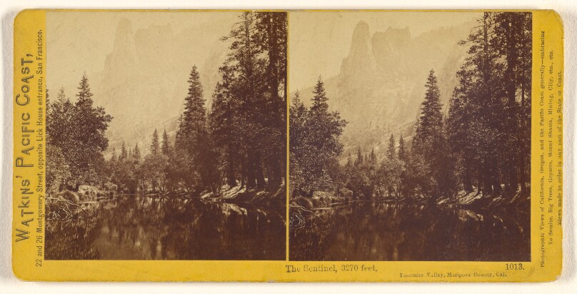 The Sentinel, 3270 feet, Yosemite Valley, Mariposa County, Cal.
