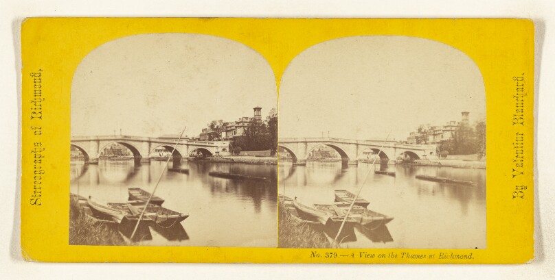 A View on the Thames at Richmond. [Richmond, England]