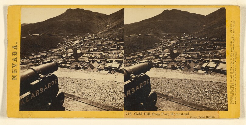 Gold Hill, from Fort Homestead - Crown Point Ravine.