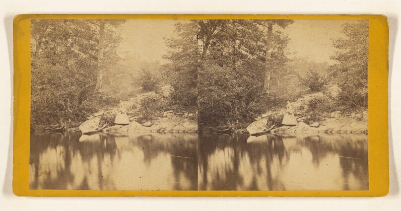 The Boat Landing on Tea Island. [Lake George, N.Y.]