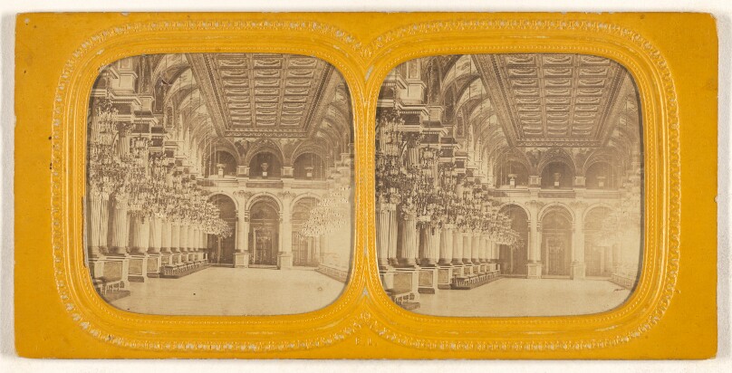 Galerie du Salon des Fetes. Hotel de Ville.