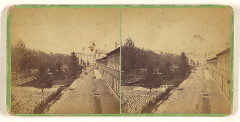 Court Yard, Looking East. [New York State Prison]