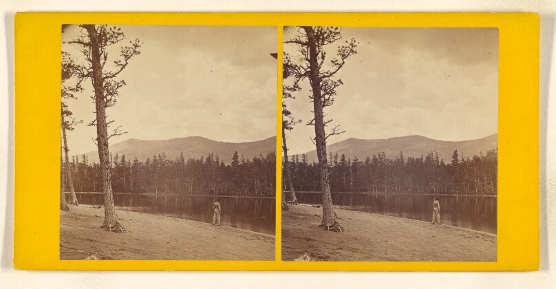 Mote Mts. from Echo Lake. [White Mountain]
