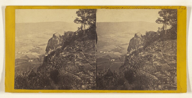 The Valley of the Housatonic. In the Summit of Monument Mountain, Stockbridge, (Mass.)