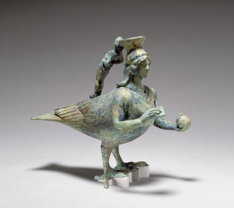 Askos in the shape of a Siren