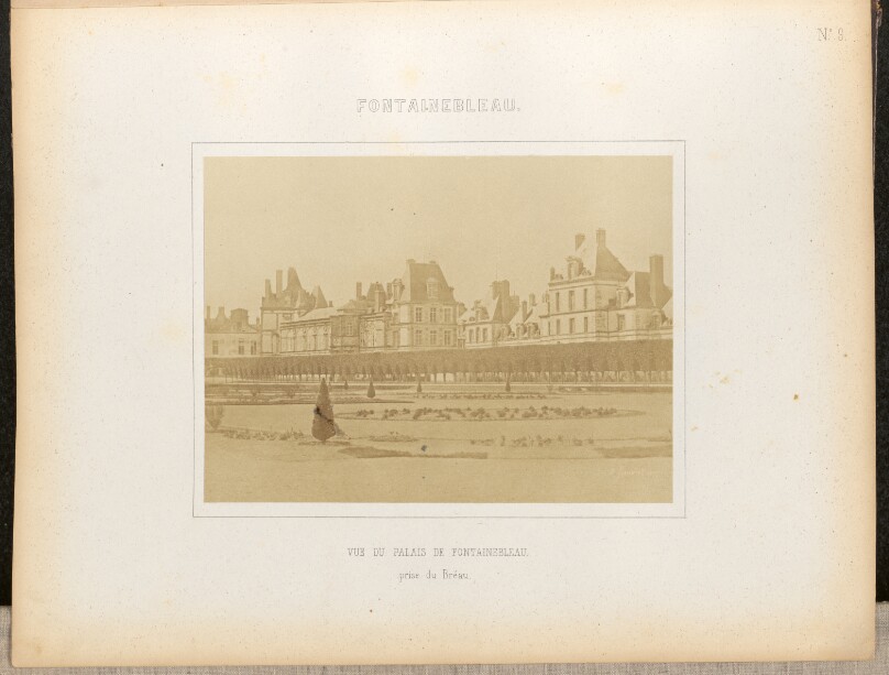 Vue du Palais de Fontainebleau