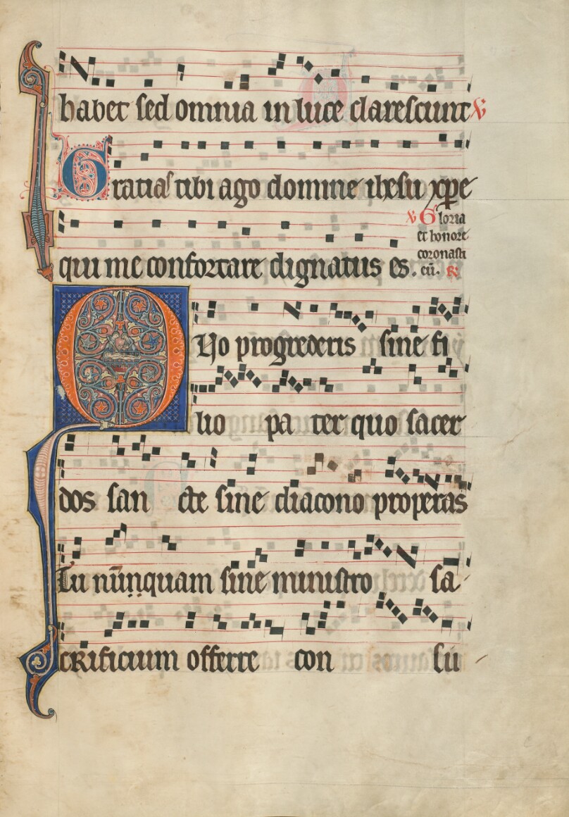 Initial Q: The Martyrdom of Saint Lawrence