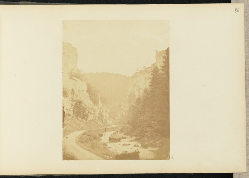 [Mountain road and river]