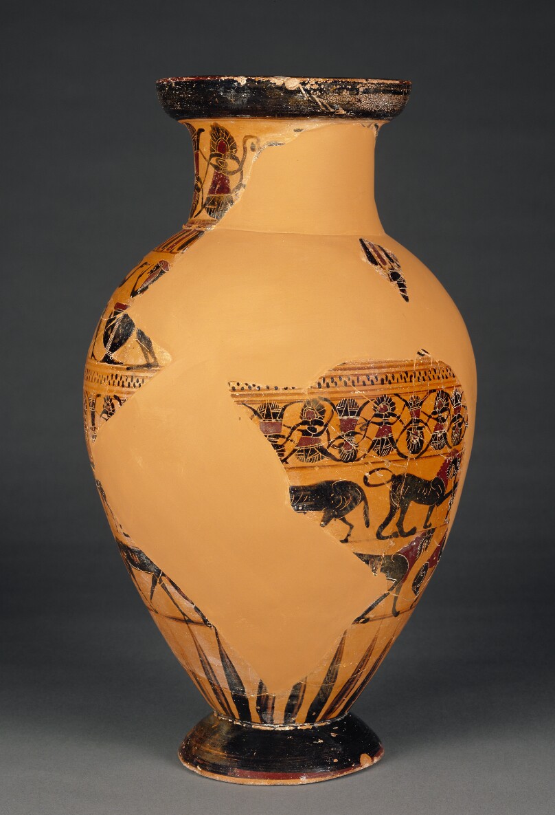 Attic Black-Figure Amphora (Tyrrhenian)