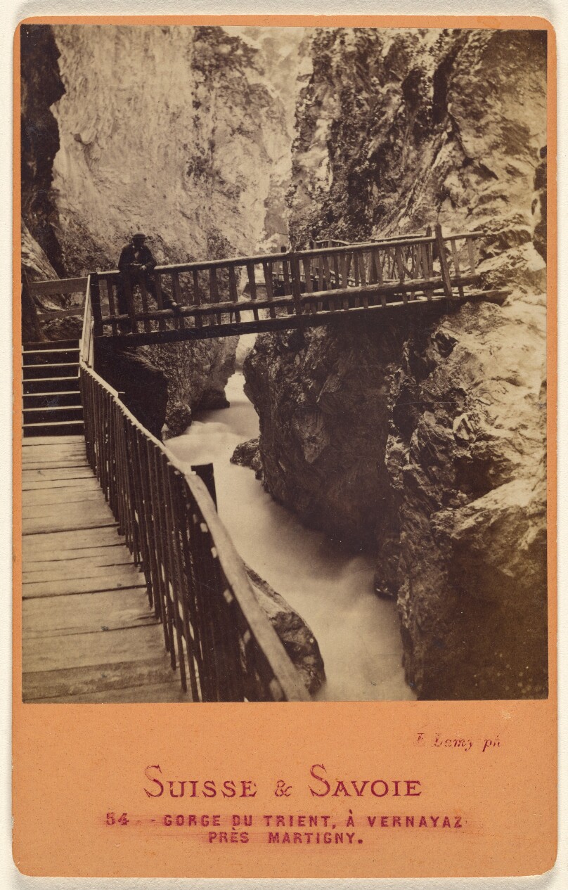 Gorge du Trient, a Vernayaz pres Martigny.