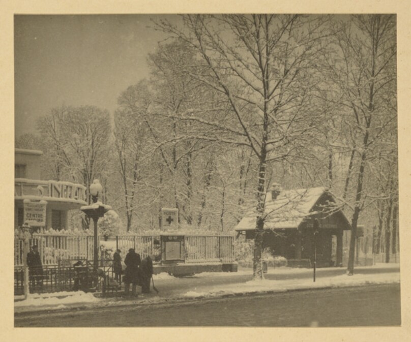 [Snowy street]