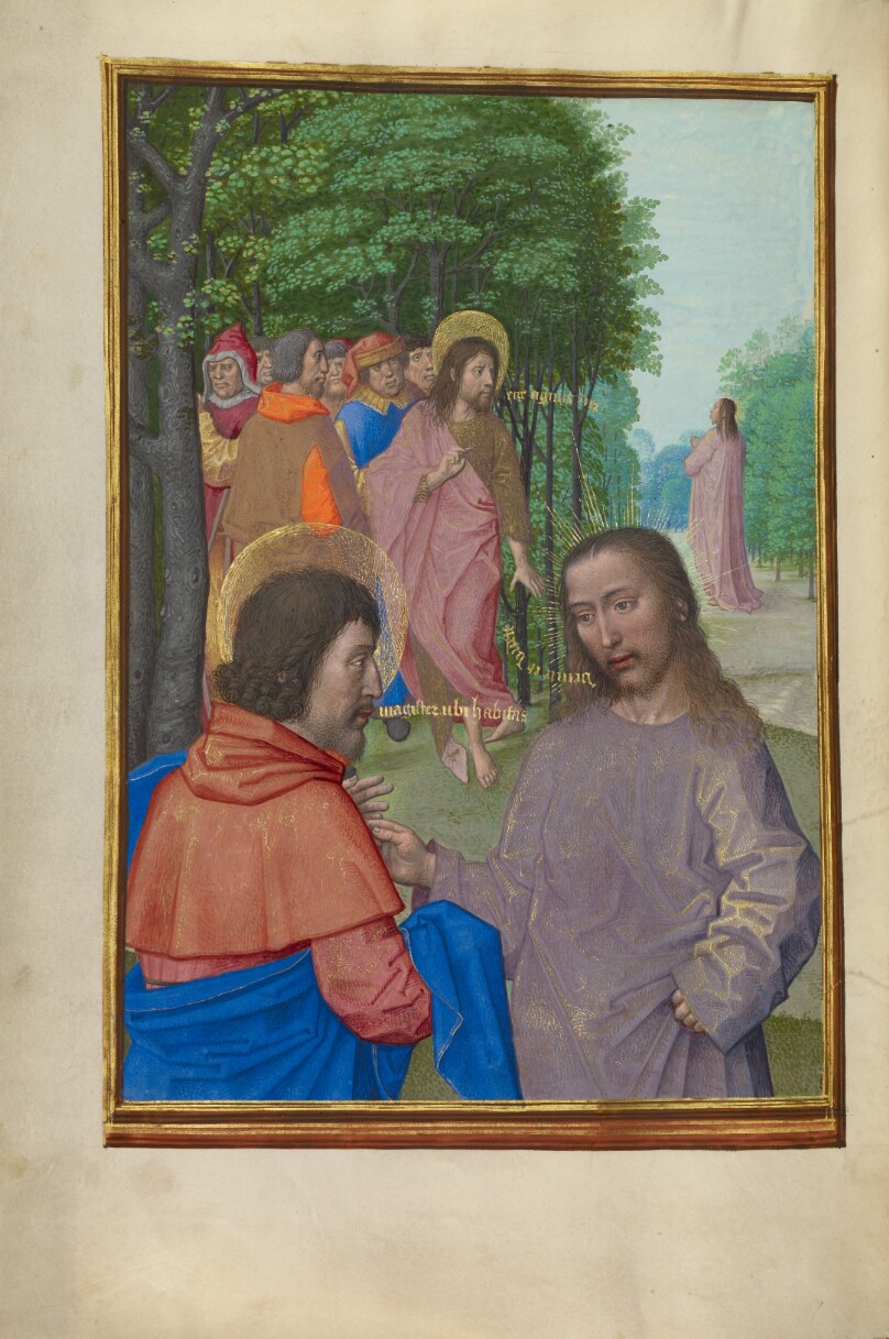 Saint John the Baptist Preaching and Christ with the Apostles