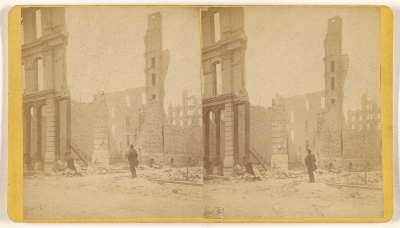 [Pacific Hotel, Ruins of the Chicago Fire, 1871]